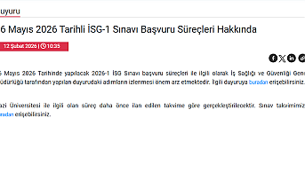 2026 İSG-1 Sınavı Başvuruları Başlıyor: İşte İzlemeniz Gereken Adımlar