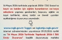 2026-1 İSG Sınav Duyurusu Yayımlandı: 16 Mayıs...