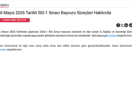 2026 İSG-1 Sınavı Başvuruları Başlıyor: İşte İzlemeniz Gereken Adımlar