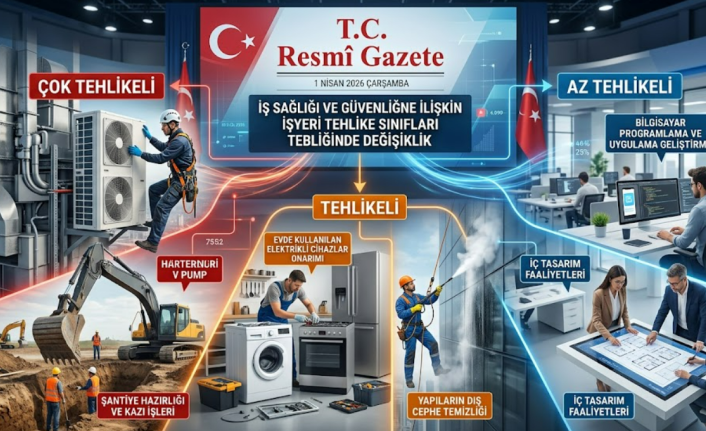 İş Sağlığı ve Güvenliğinde Yeni Dönem: İşyeri Tehlike Sınıfları Listesi Güncellendi!