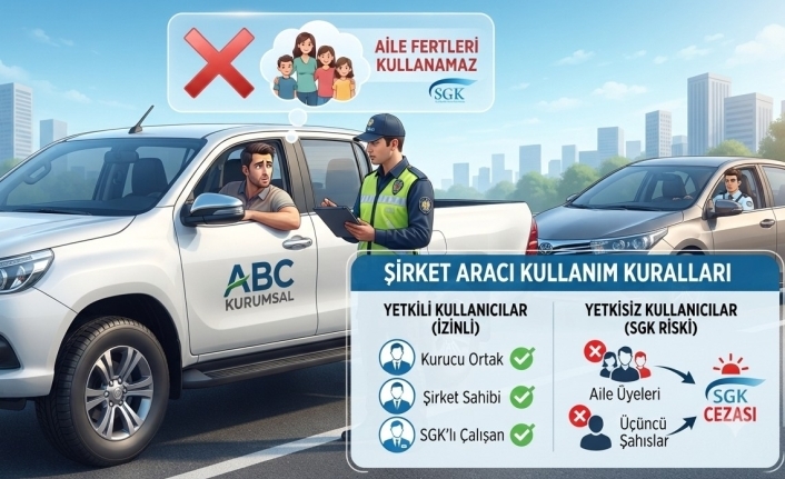 Şirket Araçlarında SGK Krizi: Aile Bireylerine Araç Kullandırmanın Bedeli: Kayıt Dışı İstihdam Cezası