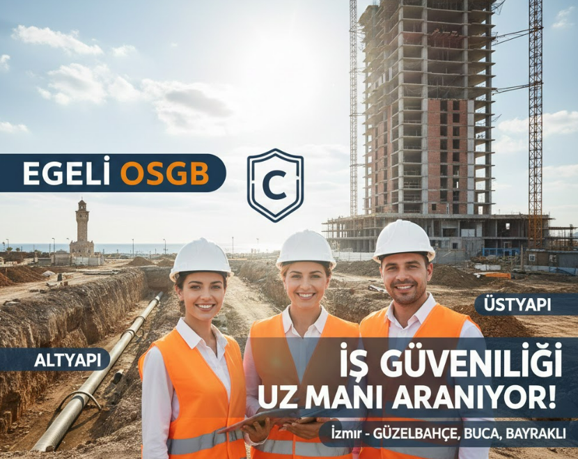 İzmir’de Dev Altyapı ve Üstyapı Projeleri İçin İş Güvenliği Uzmanları Aranıyor